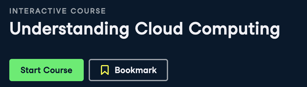 DataCamp course: Understanding Cloud Computing