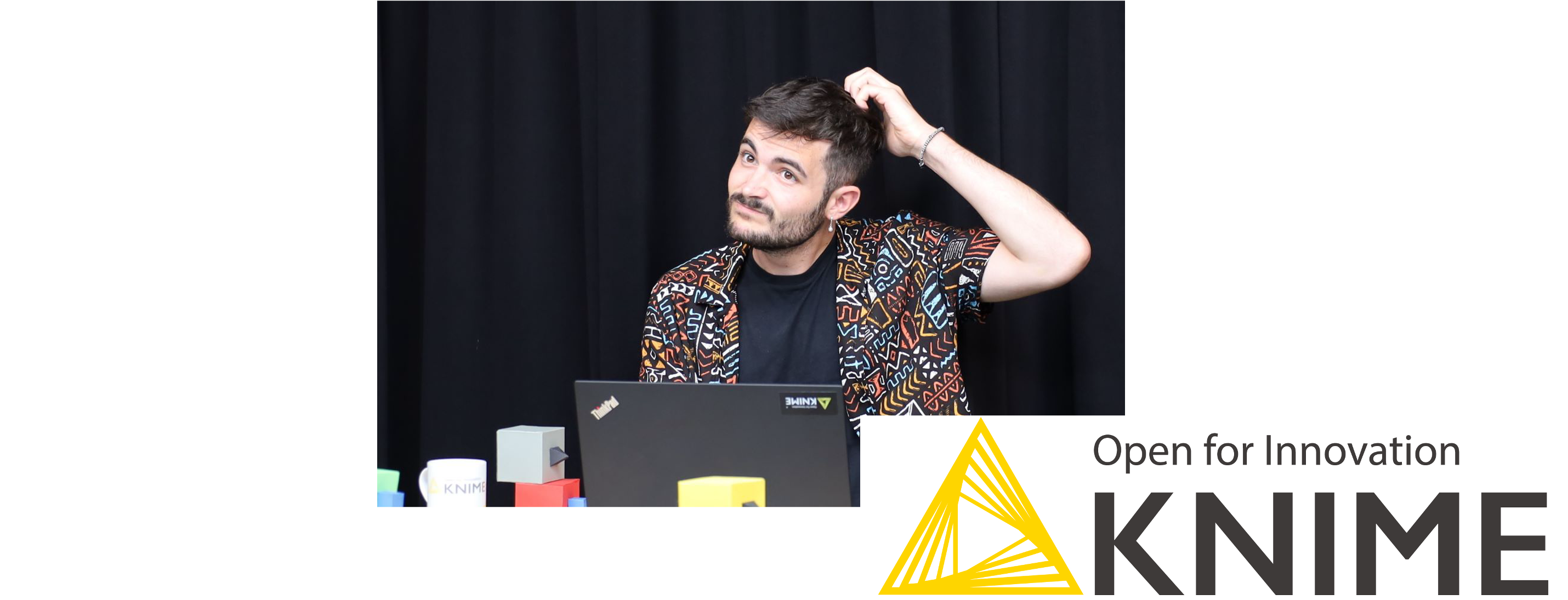 Instructor and KNIME Logo