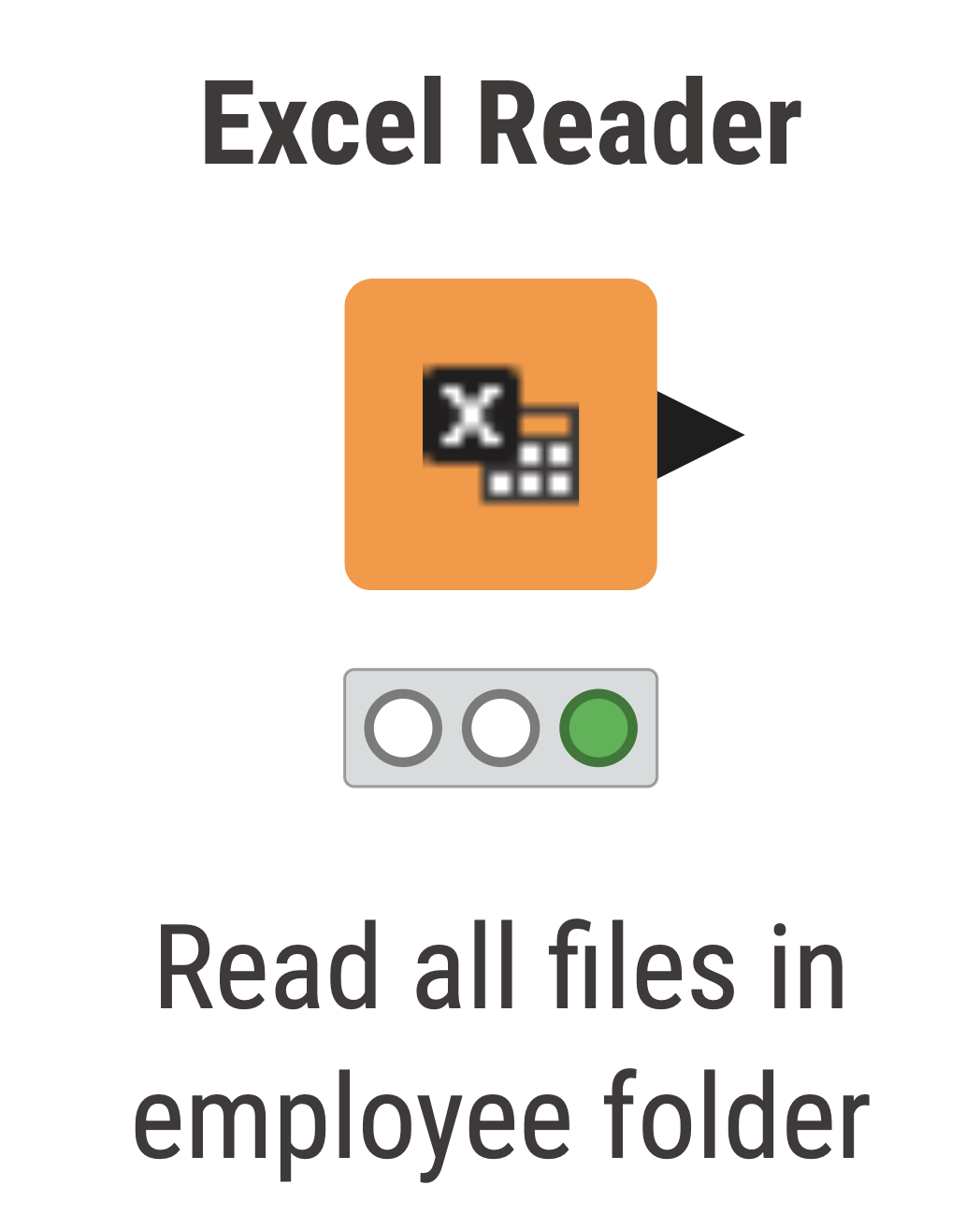 Excel Reader node reading multiple files