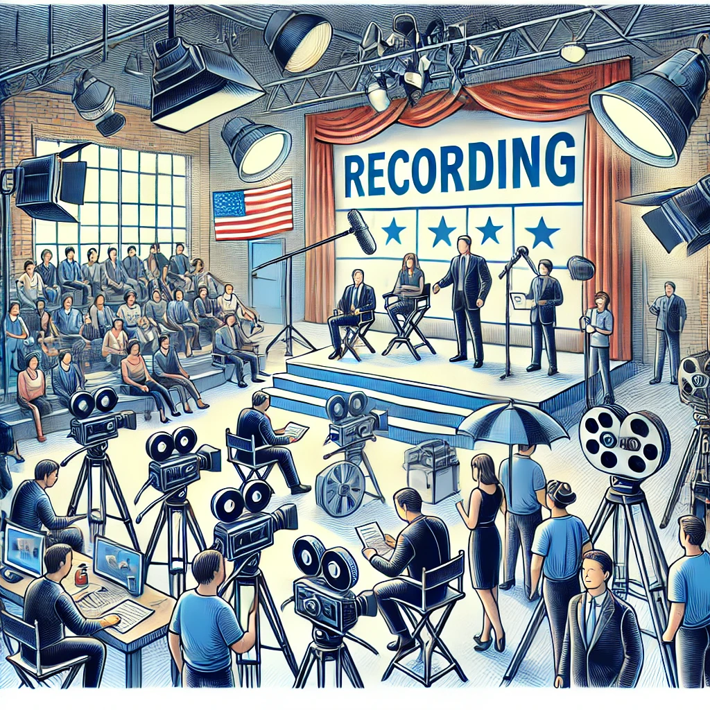 An image that shows a recording studio as an analogy for a compiled language