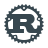 Logo of the Rust programming language
