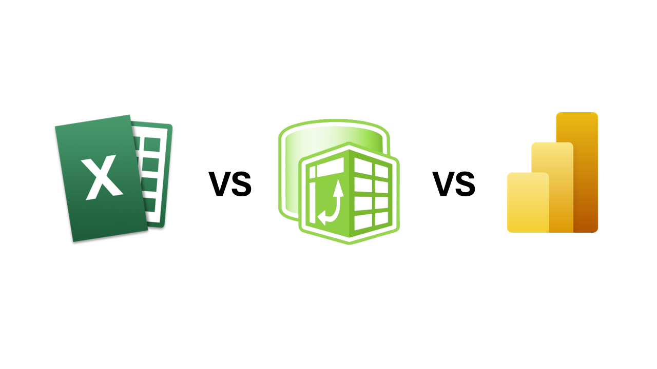 Excel versus Power Pivot vs Power BI