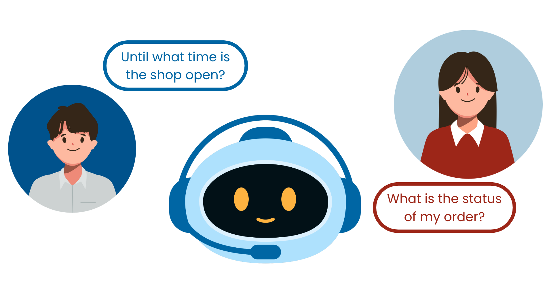 Conversation with a chatbot - 3