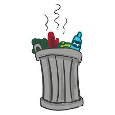 Garbage going in.