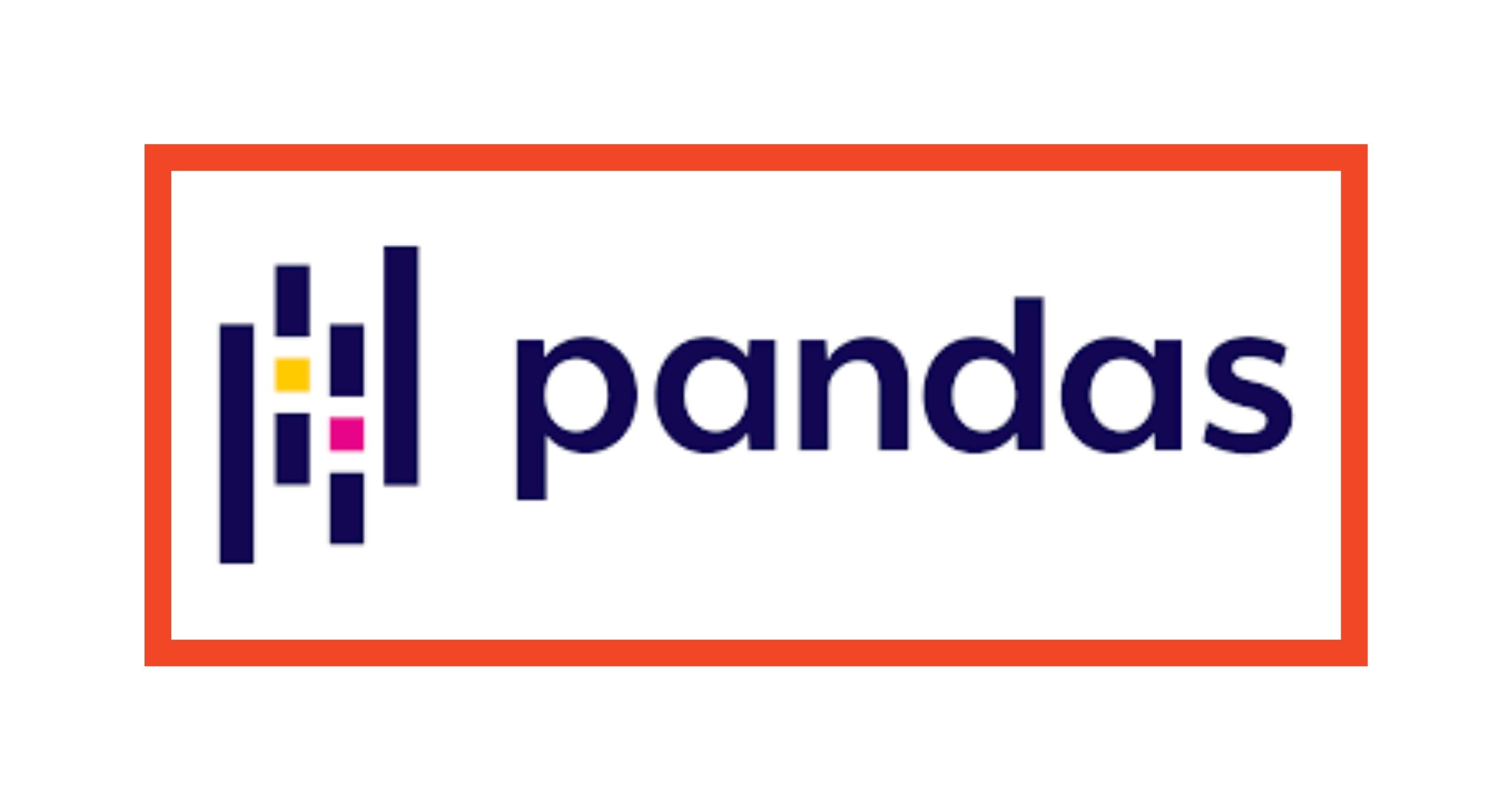 Pandas logo -- distinguished by a box around it.