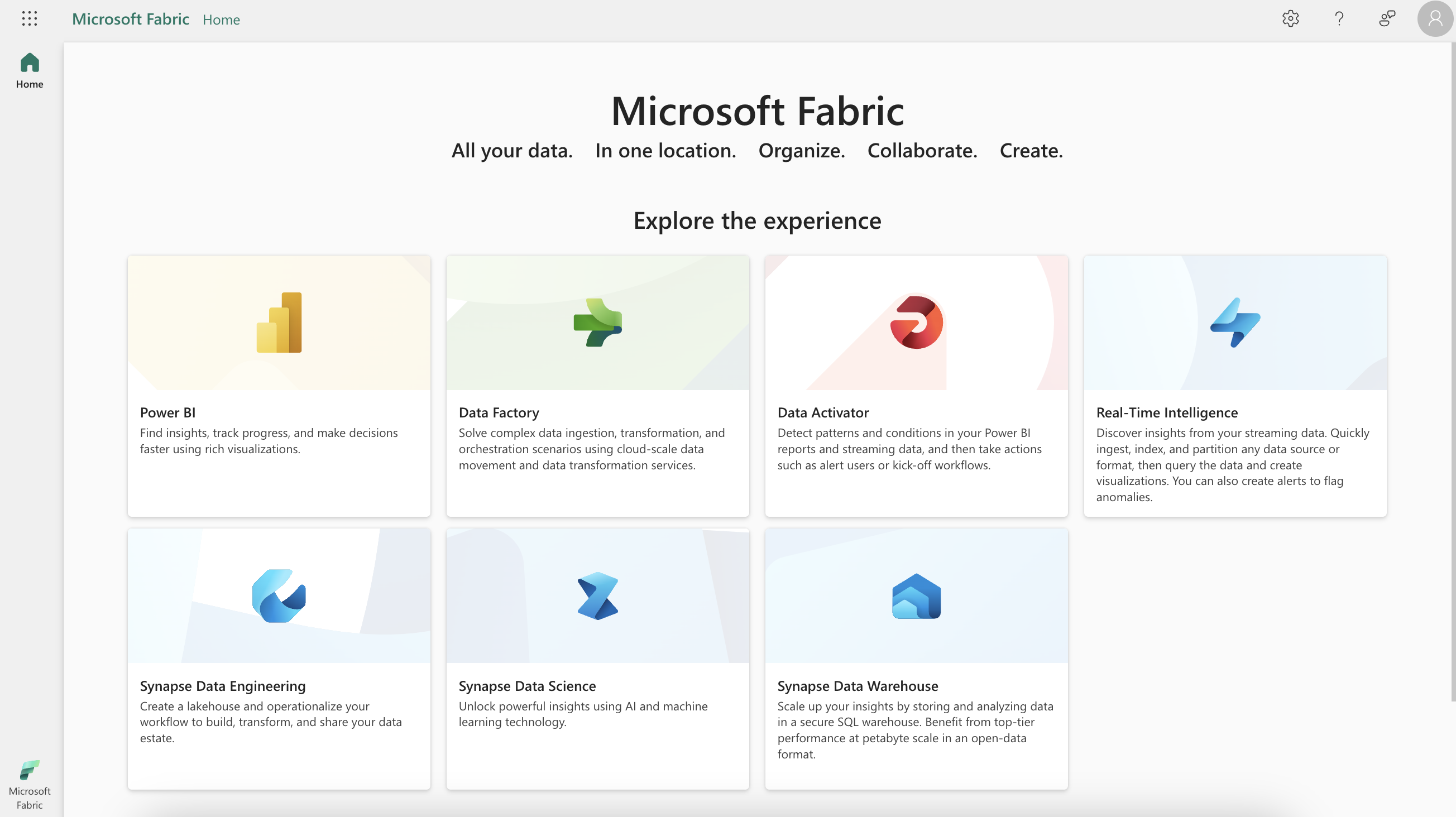 The Fabric Homescreen