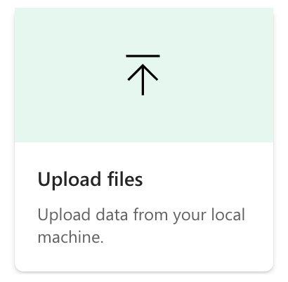 The upload file logo