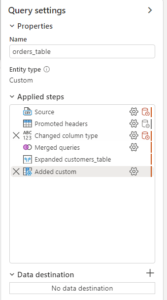 Query settings
