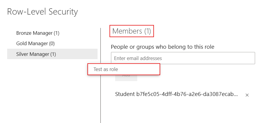 Adding members and Validating Reports