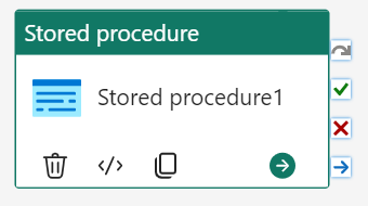 Stored Procedure activity in Data Pipeline