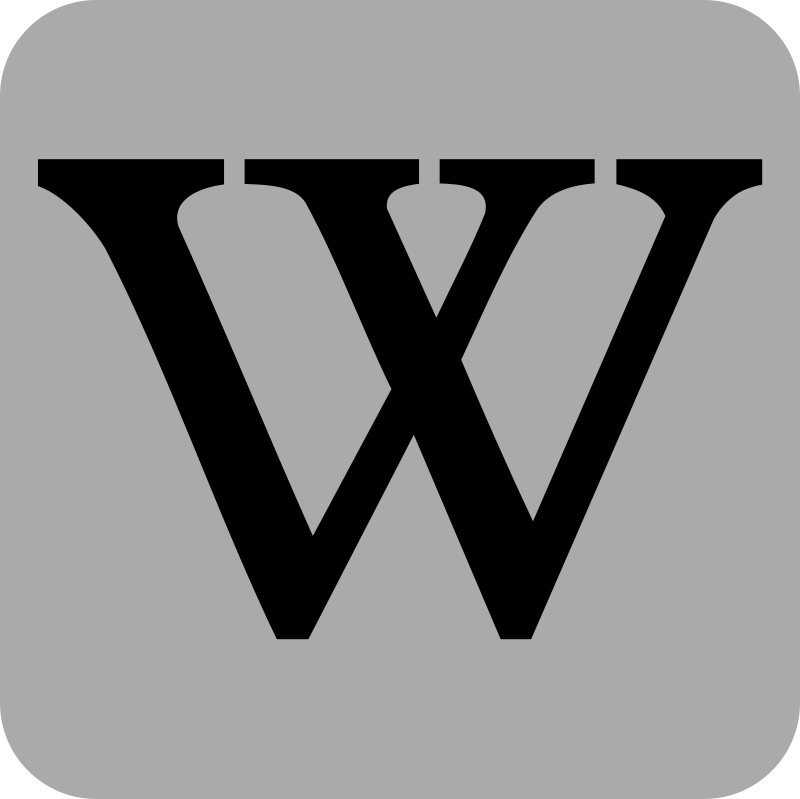 Wikipedia icon.