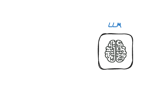 An icon of a large language model.