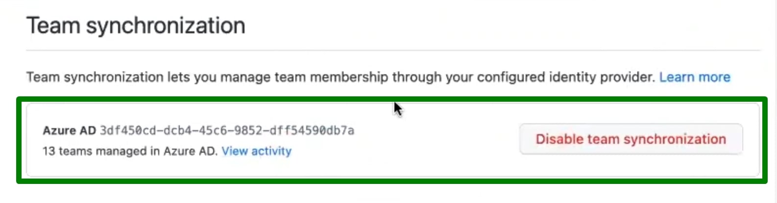Enabling Team Synchronization