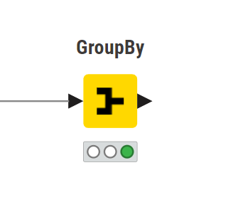 an image showing the KNIME GroupBy node