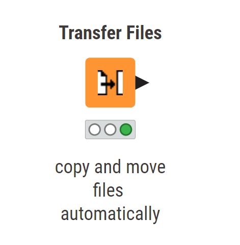 image of KNIME Transfer Files node