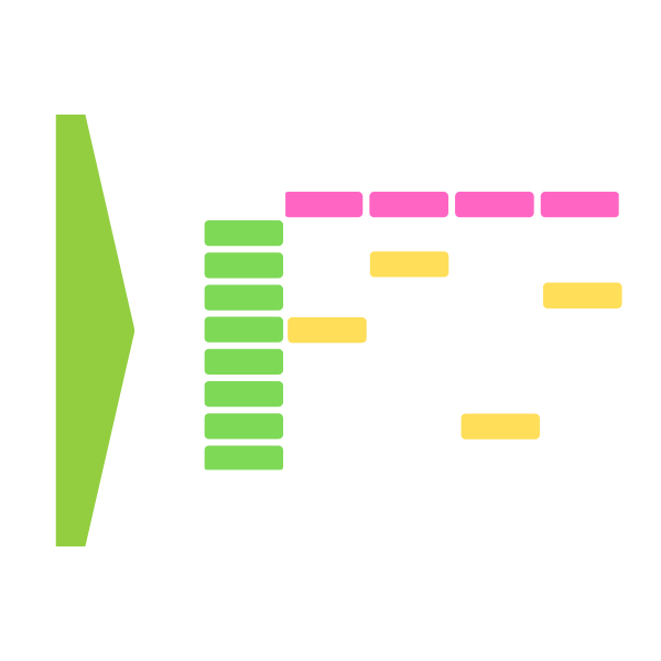 icon showing pivoted data