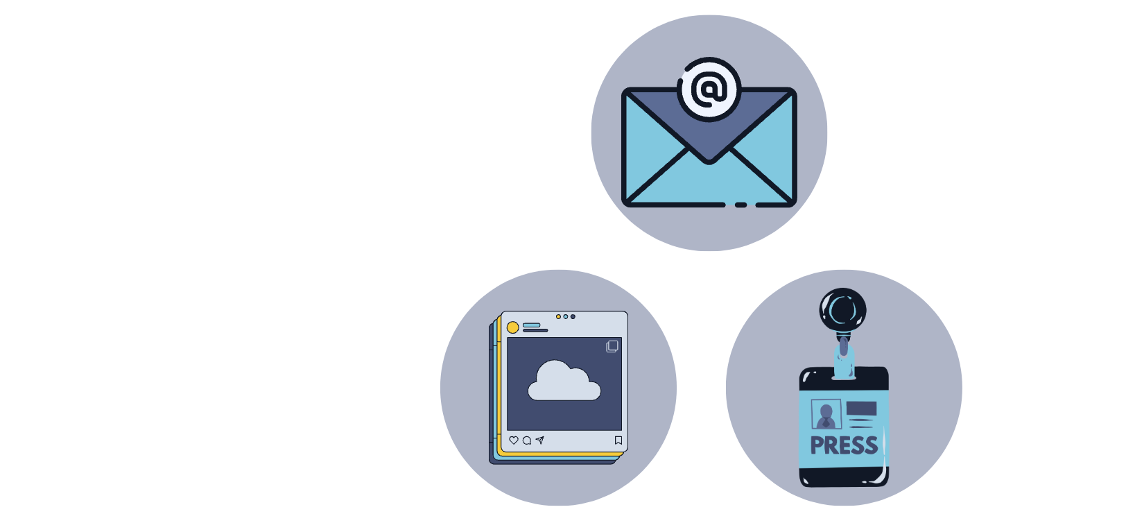 Bubble with emails