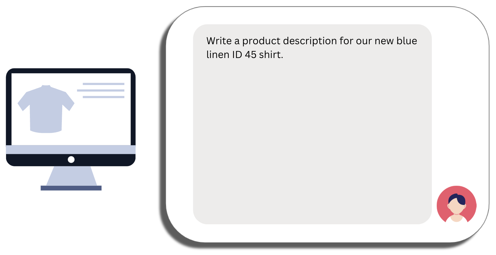Start of a prompt for a product description for a shirt with a specific product name