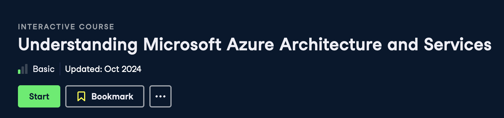 Understanding Microsoft Azure course image
