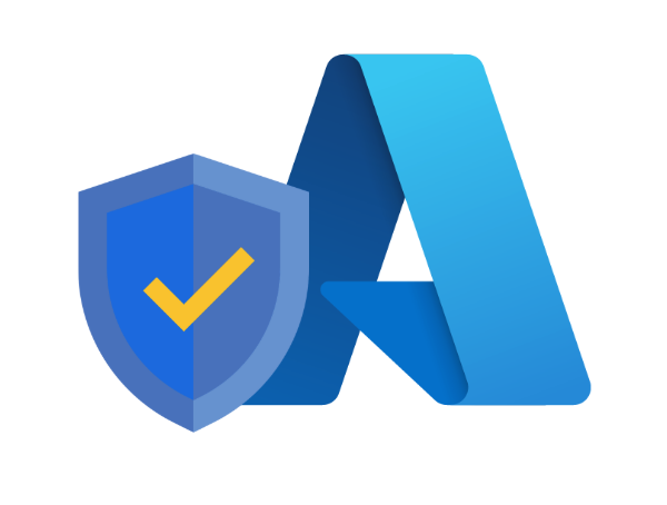 Azure icon with shield