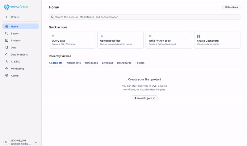 GIF of how to find a query