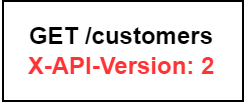 Header versioning