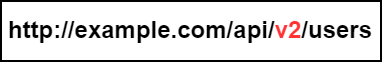 URL path versioning