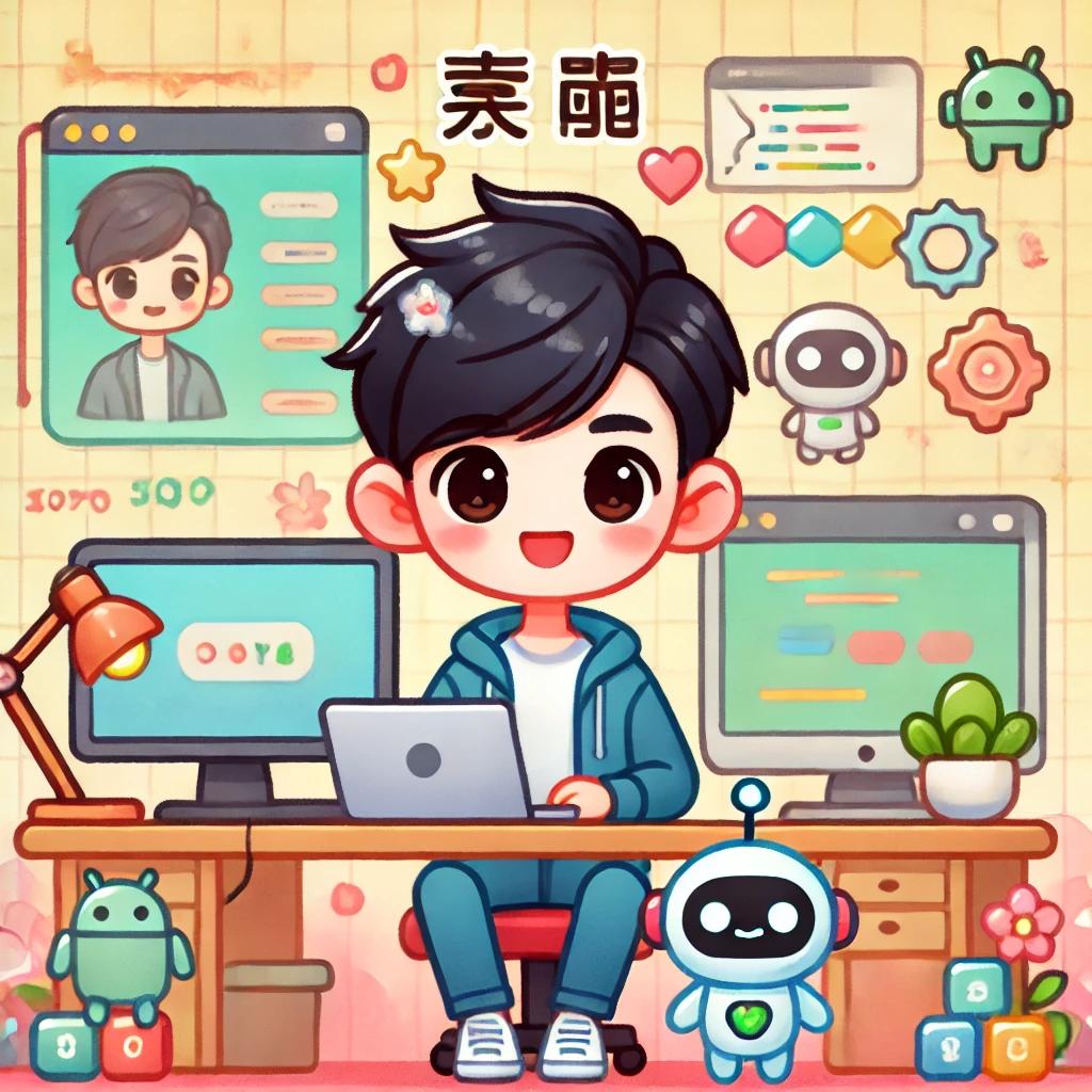 A cartoon avatar of the instructor