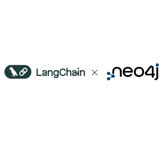 The neo4j and langchain logos