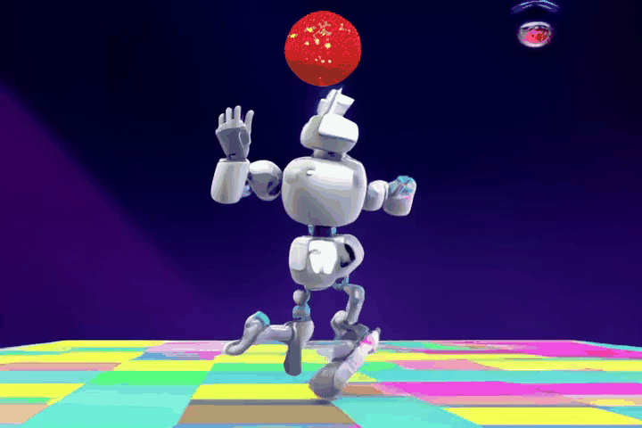 GIF of the robot dancing
