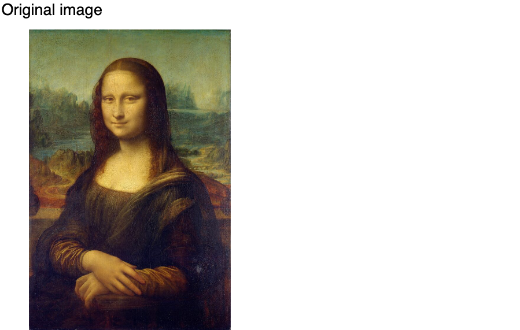 Mona Lisa no mask