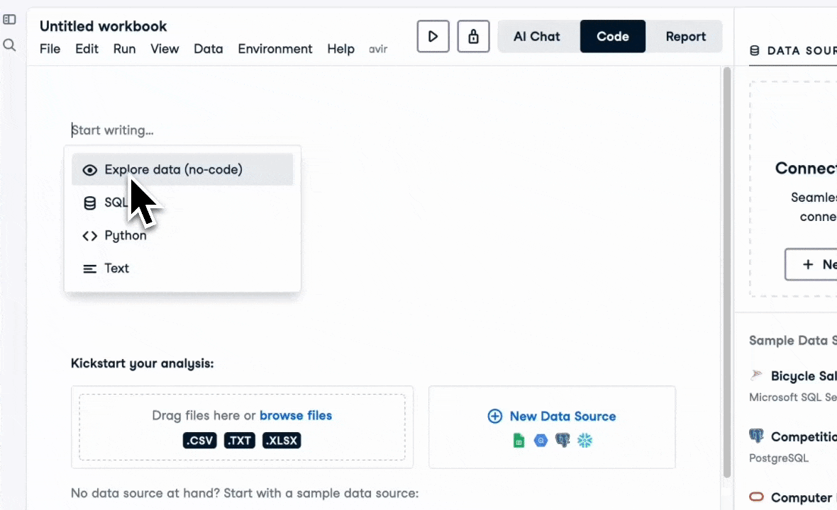 Google sheets connection