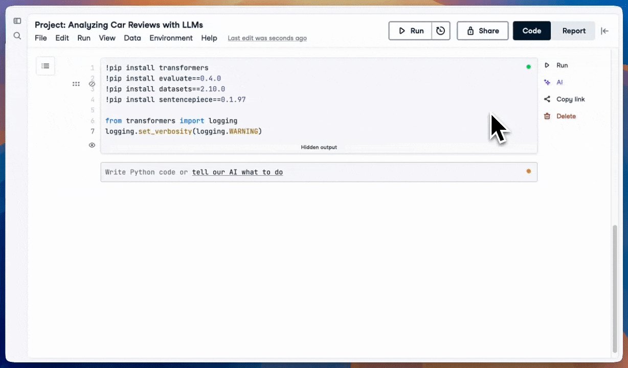 Share a datalab workbook