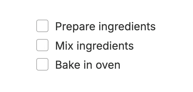 Recipe example