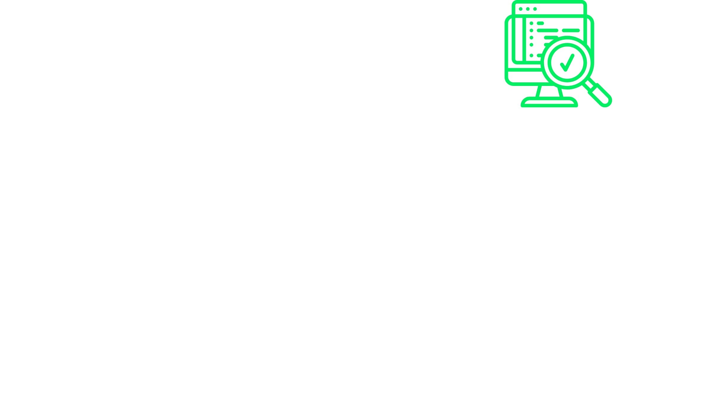 Graphics symbolizing a test
