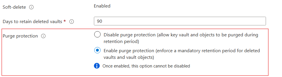 Purge Protection