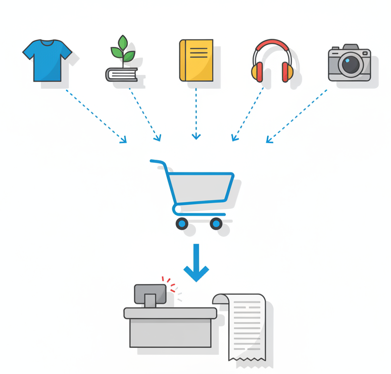 Analogy - Online shopping cart