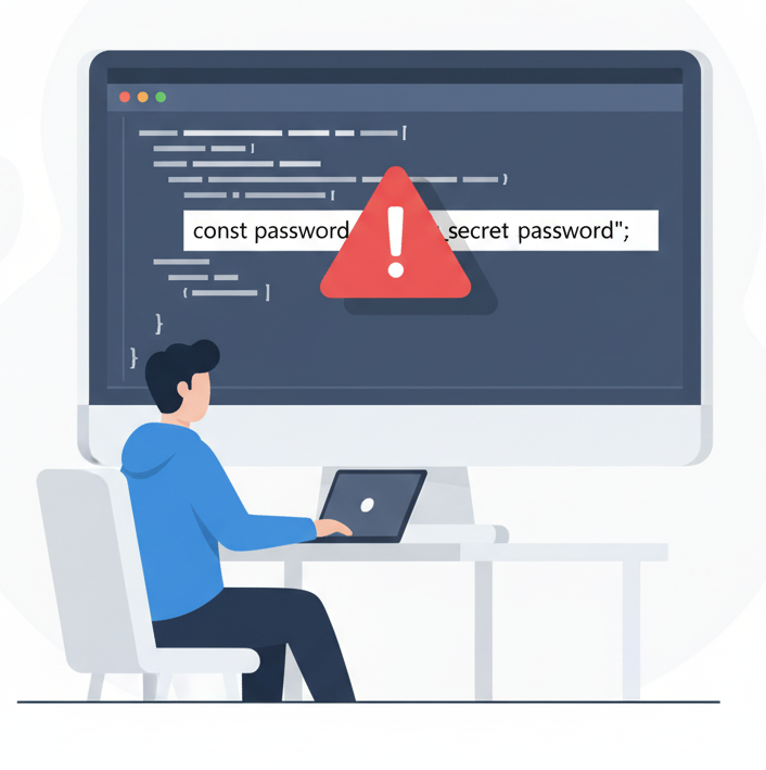 Risk of hardcoded secrets