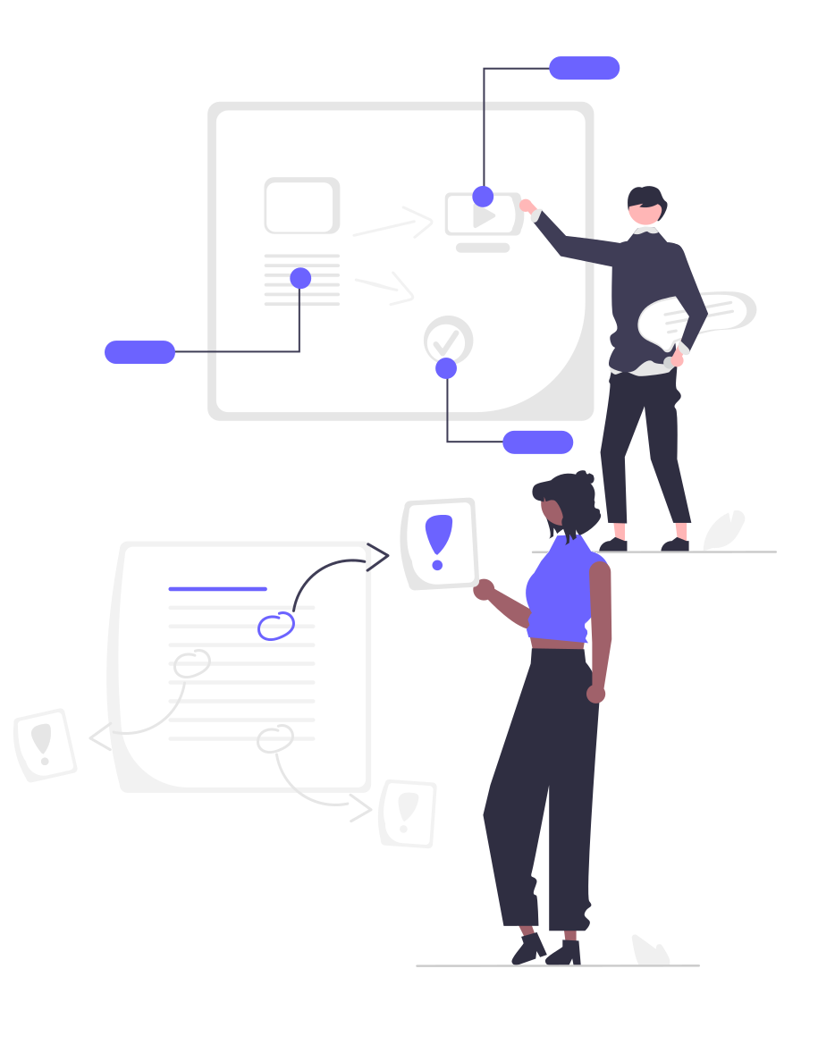 Illustration of communicating data insights