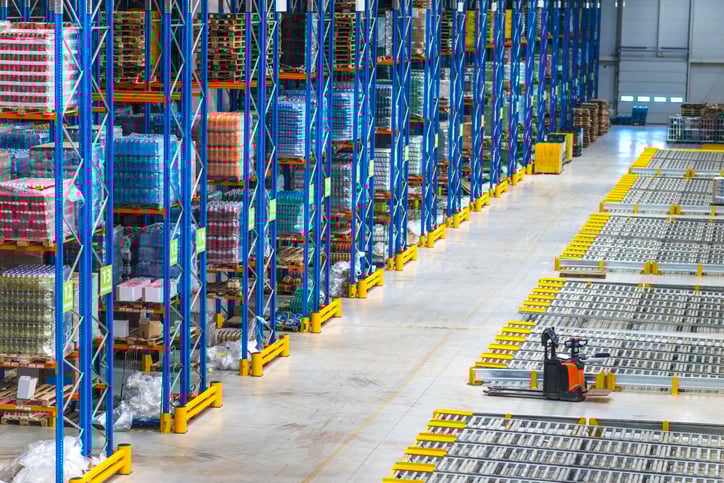 An organized warehouse