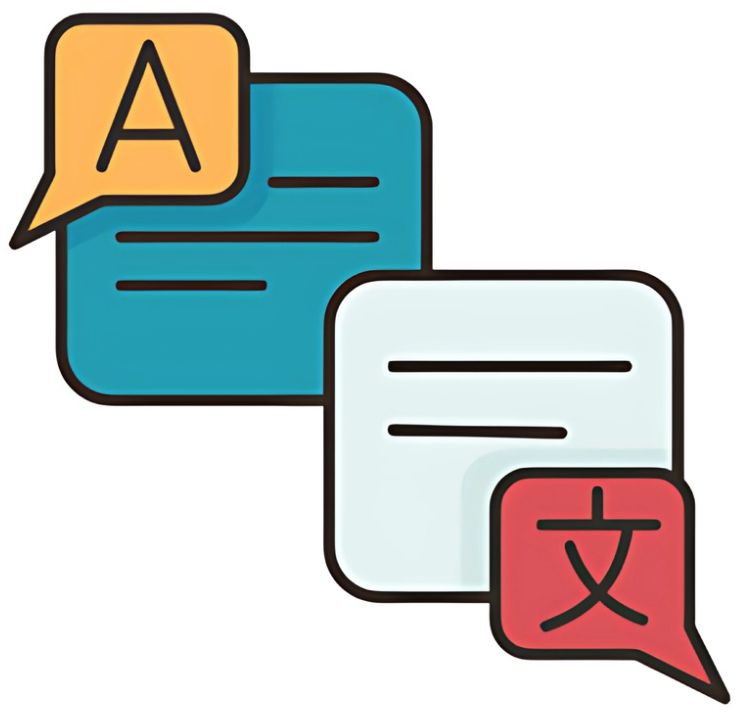 Image showing an icon representing translation.
