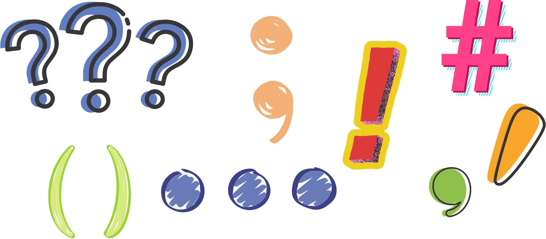 Image showing punctuation marks and special characters.