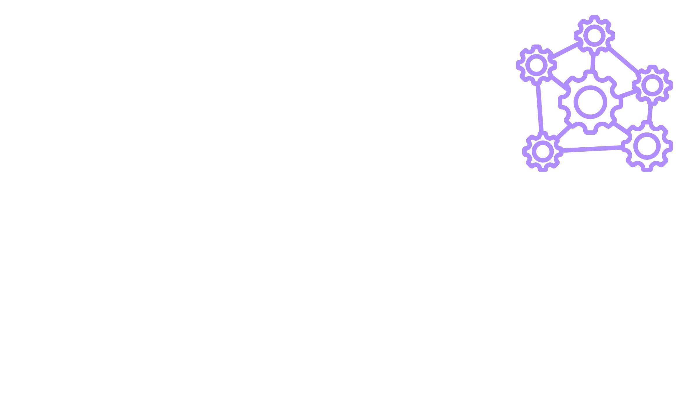 Image of multiple gears connected