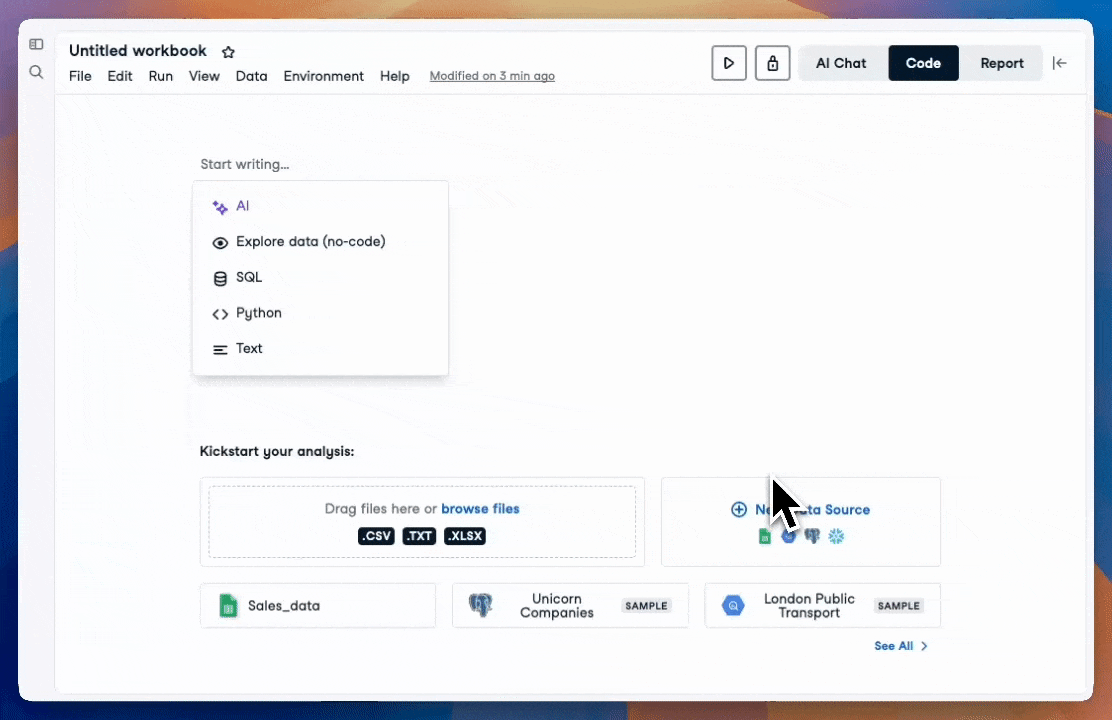 GIF on DataLab showing where there workbook files are