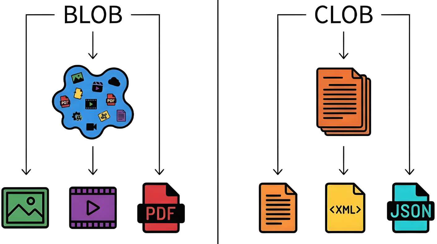 BLOB and CLOB representation