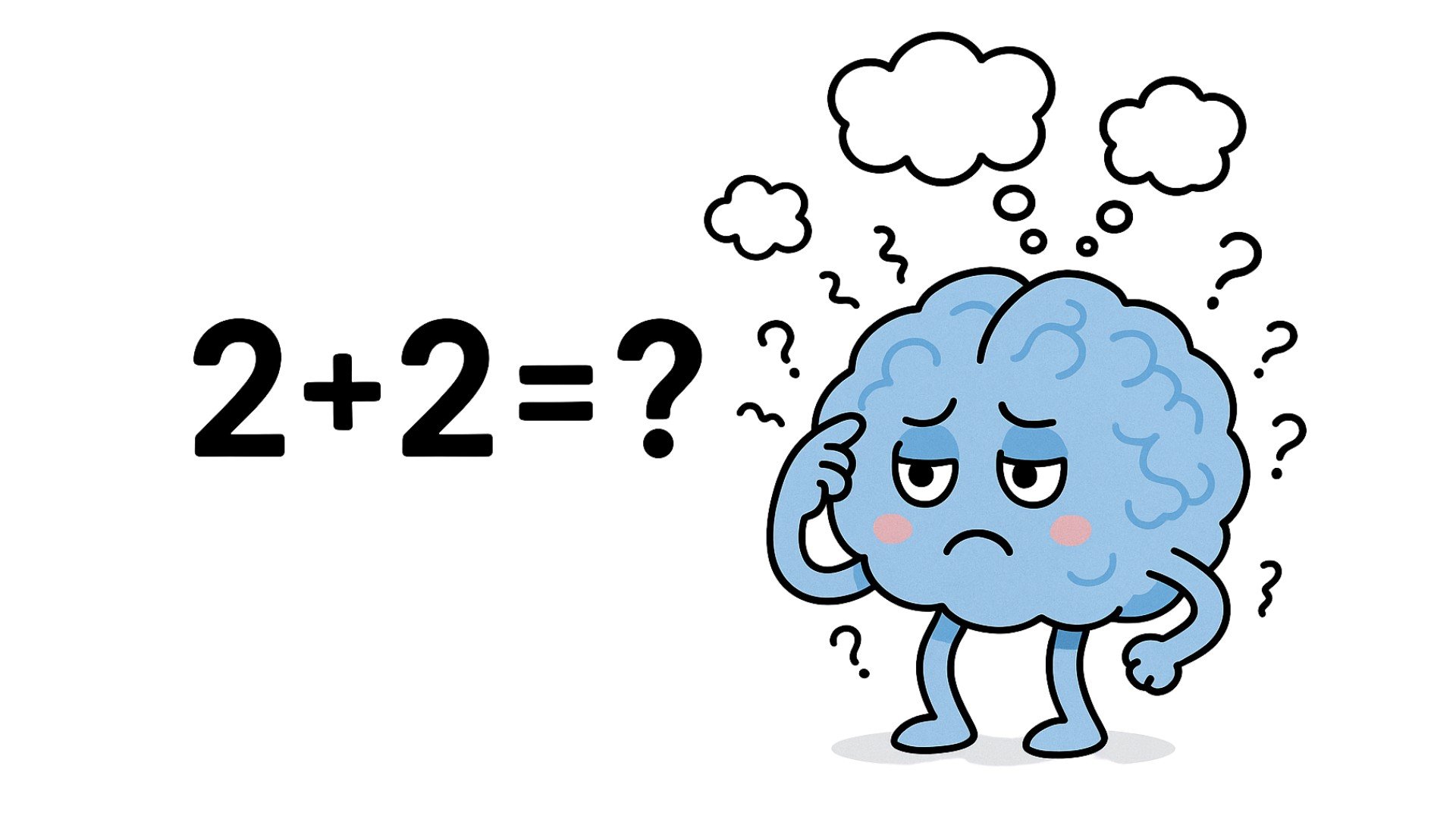 A reasoning model struggling with simple problems.