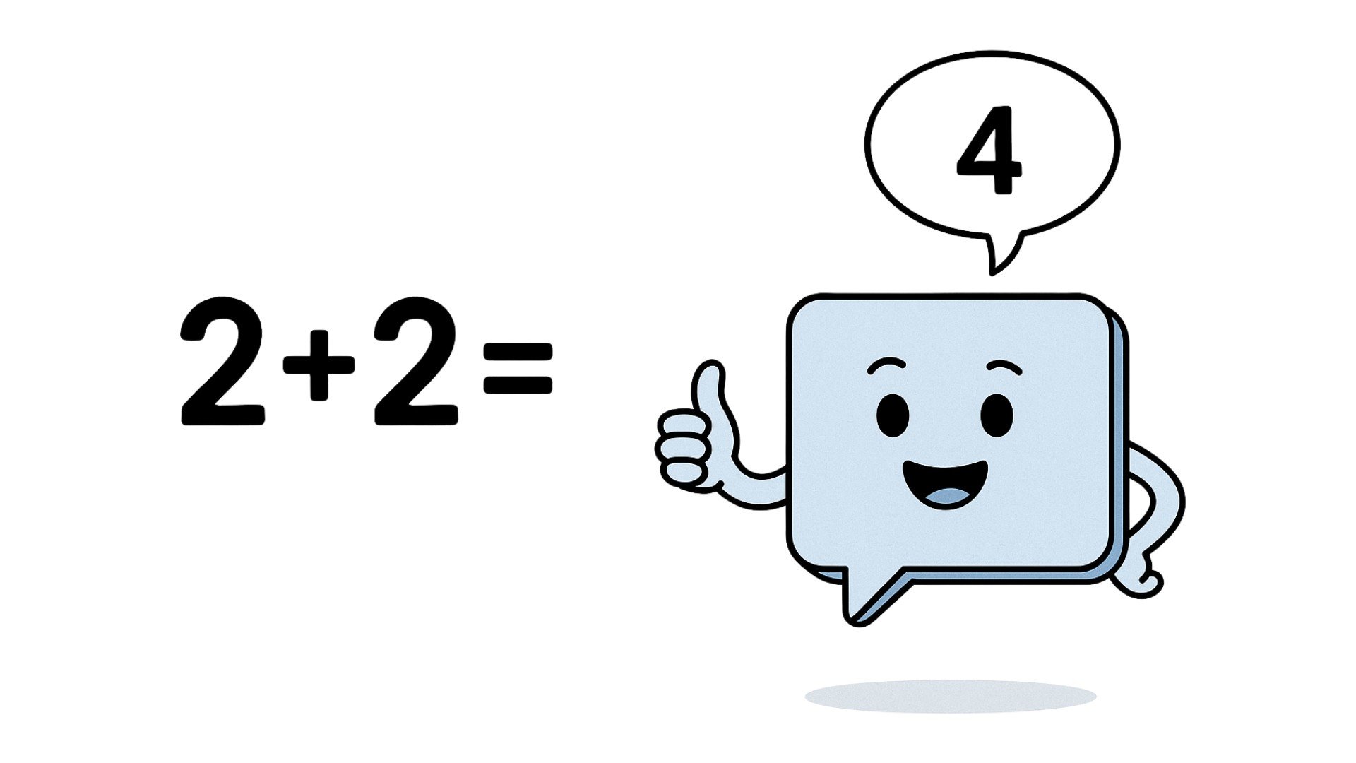 A chat model easily completing a simple task.