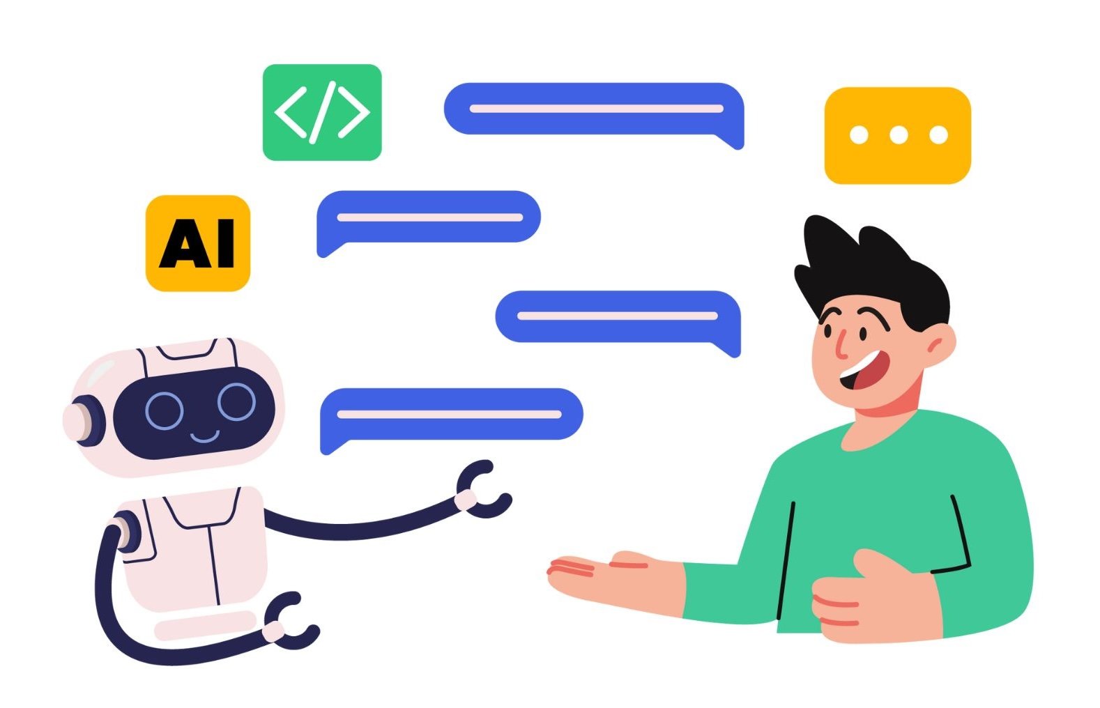 Iterative conversation with AI