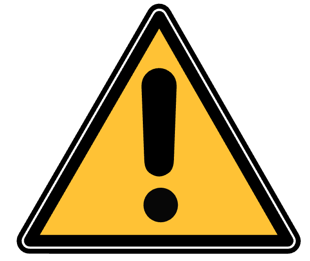 Caution sign