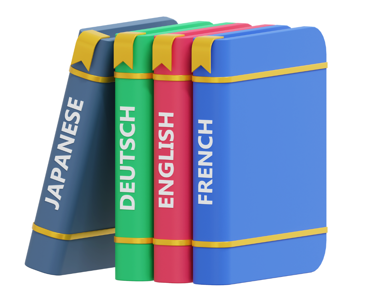 Collection of language books
